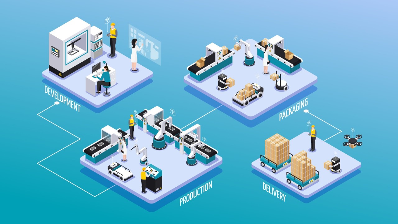 Prototype Smart Factory dengan Digital Twin dan OpenPLC