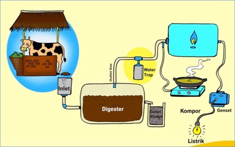 Mesin Biogas: Mengubah Limbah Ternak menjadi Energi Listrik
